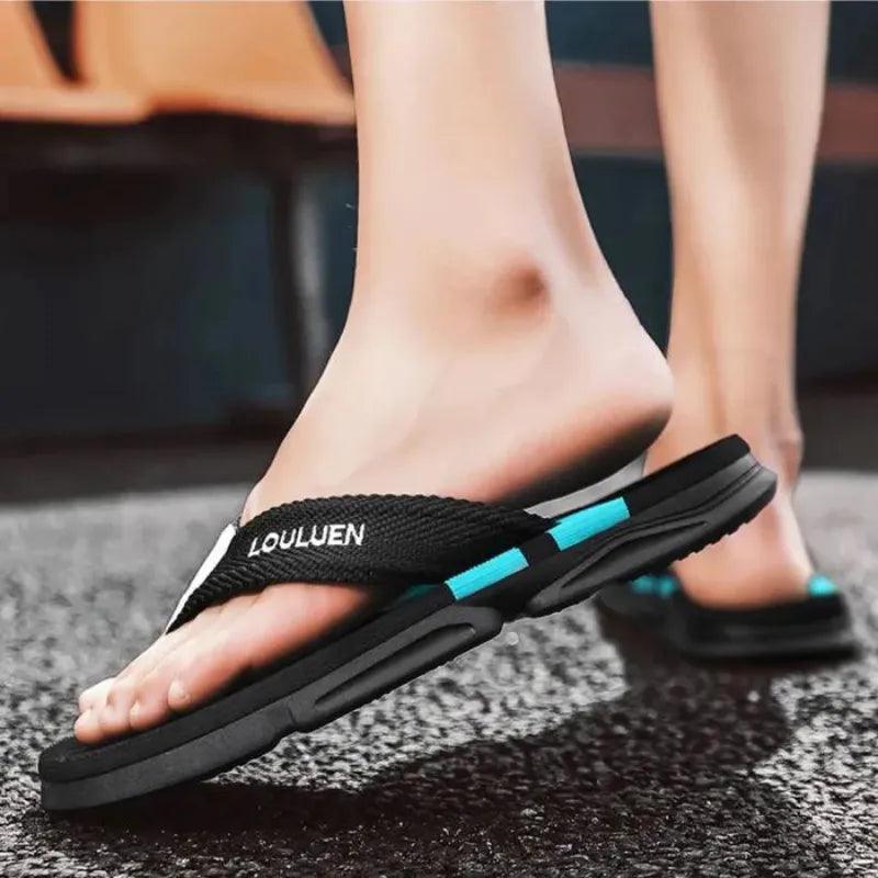 Chinelo Masculino Antiderrapante com Tiras de Tecido e Tecnologia Antiodor | AirComfort