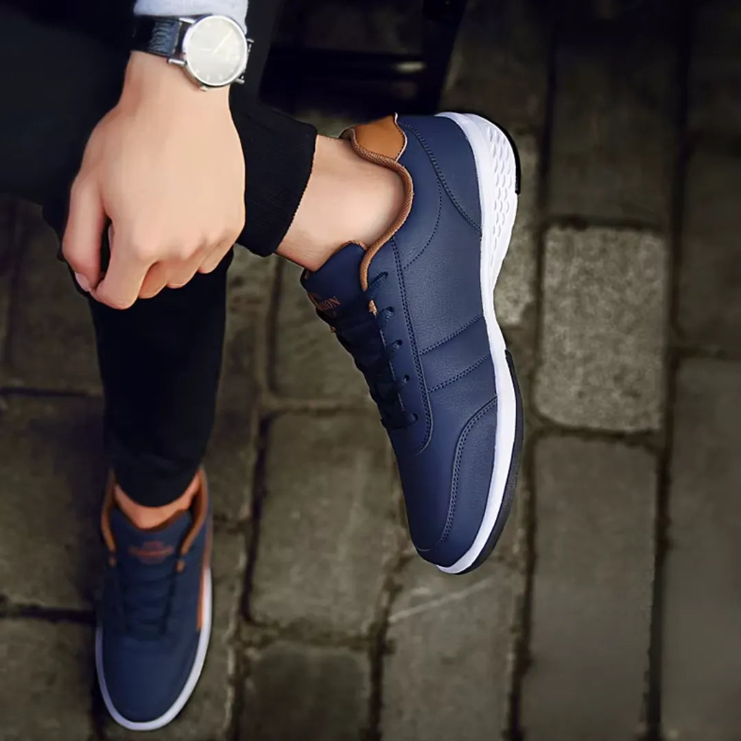 Sapatênis Masculino de Couro Casualle Comfort