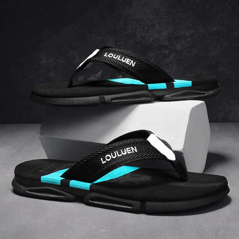 Chinelo Masculino Antiderrapante com Tiras de Tecido e Tecnologia Antiodor | AirComfort