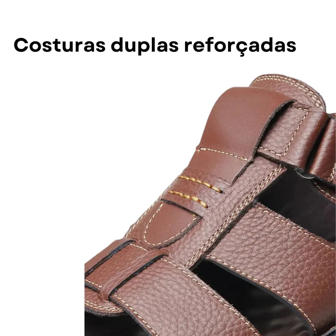 Sandália Masculina de Couro | Allegante Comfort