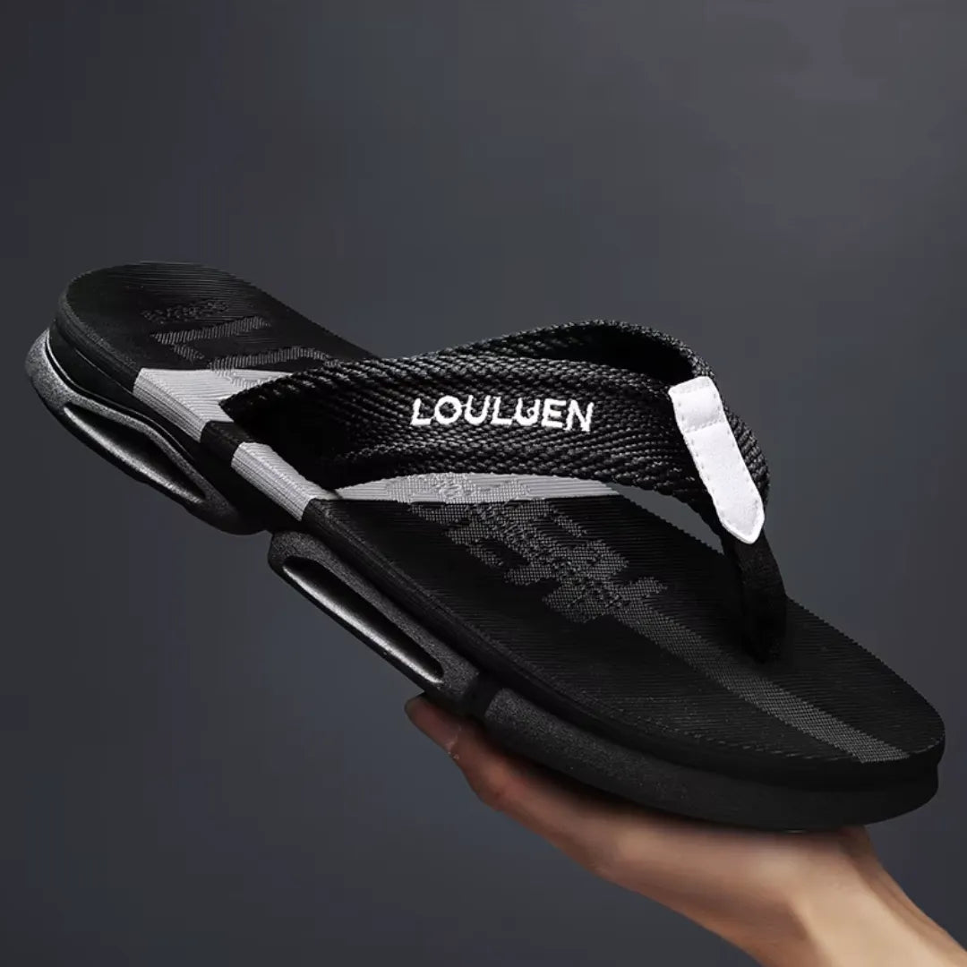 Chinelo Masculino Antiderrapante com Tiras de Tecido e Tecnologia Antiodor | AirComfort