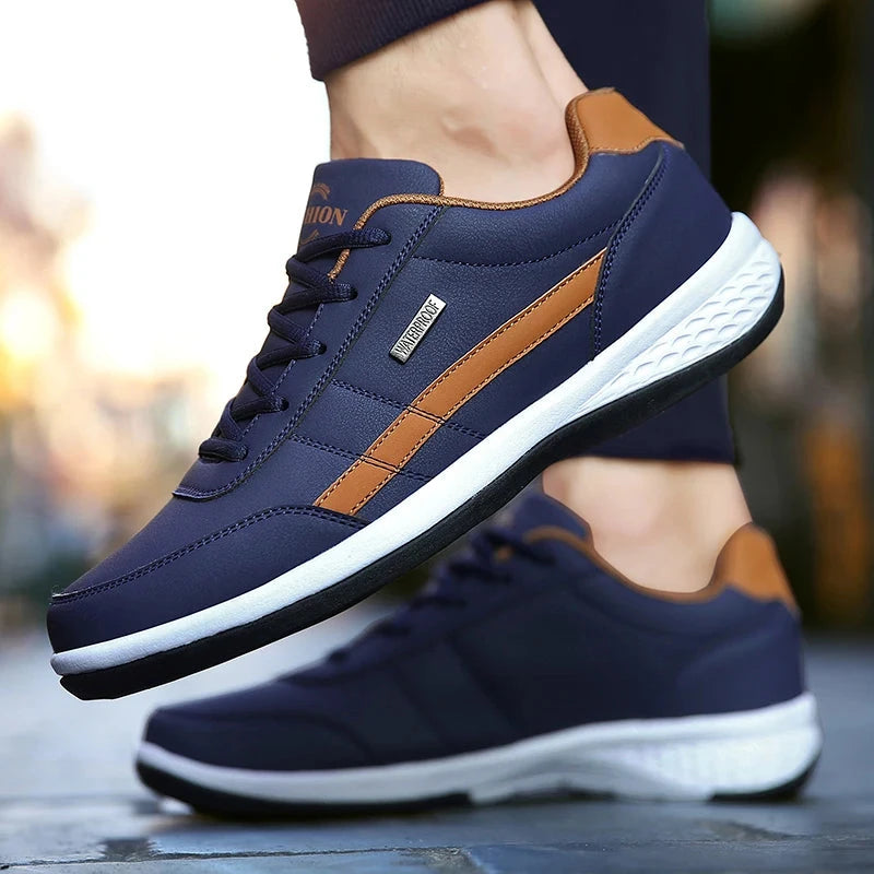 Sapatênis Masculino de Couro Casualle Comfort