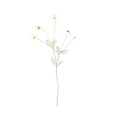 Flor Artificial Cosmos Margarida Silvestre Branca - sem vaso