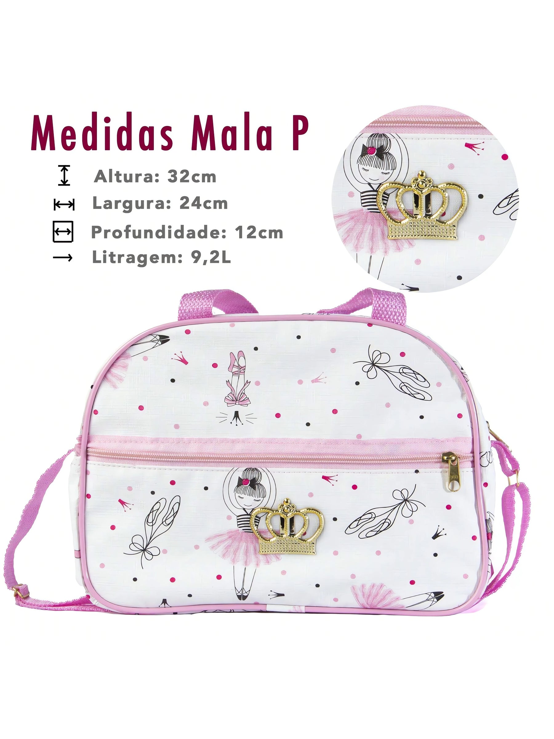 Kit Bolsa e Mala Maternidade PomPom - Praticidade e Estilo para Mamães
