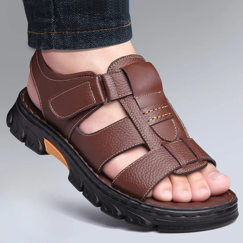 Sandália Masculina de Couro | Allegante Comfort