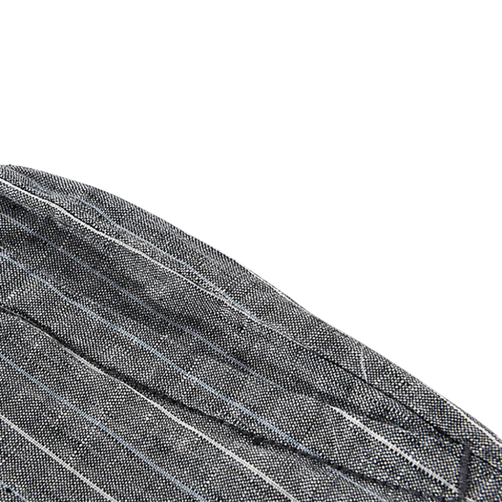 Bermuda de Linho Masculina Listrada