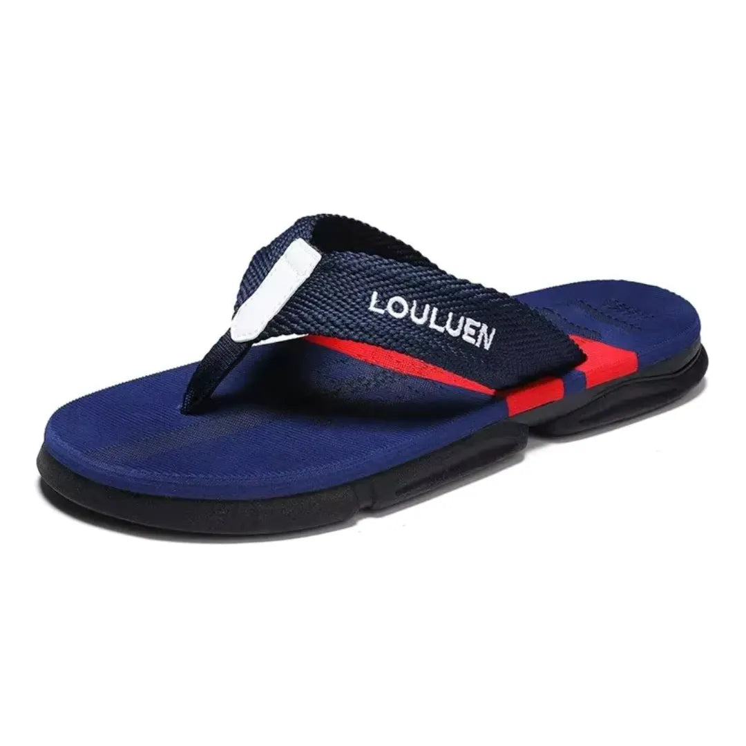 Chinelo Masculino Antiderrapante com Tiras de Tecido e Tecnologia Antiodor | AirComfort