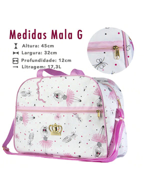Kit Bolsa e Mala Maternidade PomPom - Praticidade e Estilo para Mamães