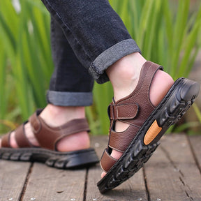 Sandália Masculina de Couro | Allegante Comfort