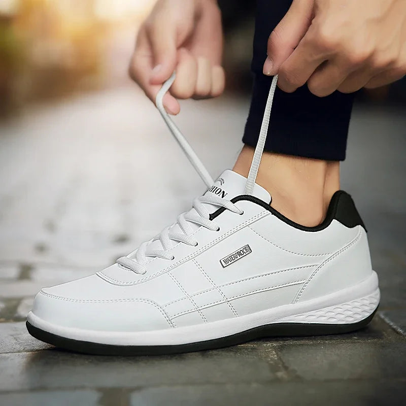 Sapatênis Masculino de Couro Casualle Comfort