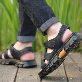 Sandália Masculina de Couro | Allegante Comfort
