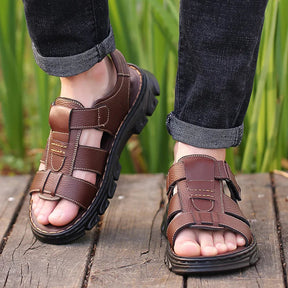 Sandália Masculina de Couro | Allegante Comfort